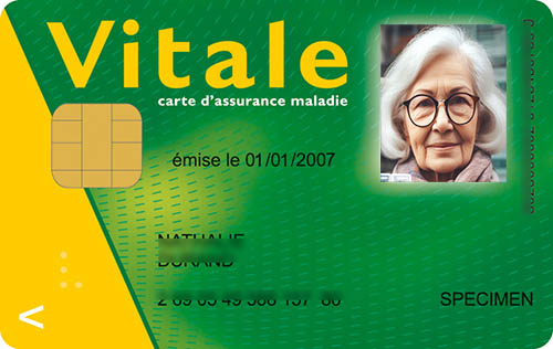 carte vitale mise à jour par la pharmacie Levée